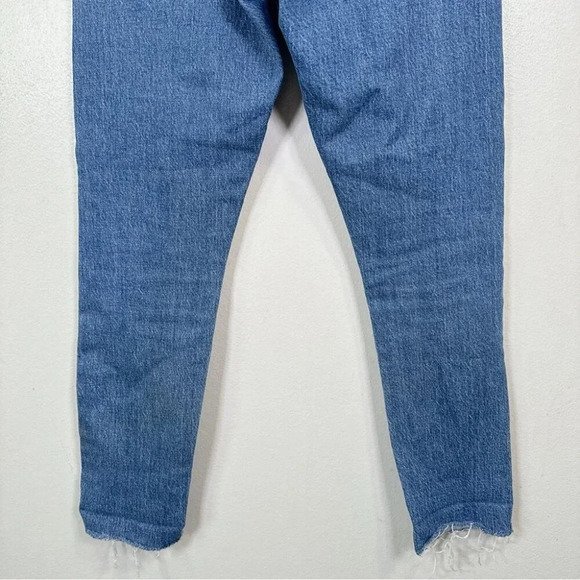 Levi's Womens Size 24x28 501 Skinny Jeans In Jive Tides Fay Hem - Picture 15 of 16